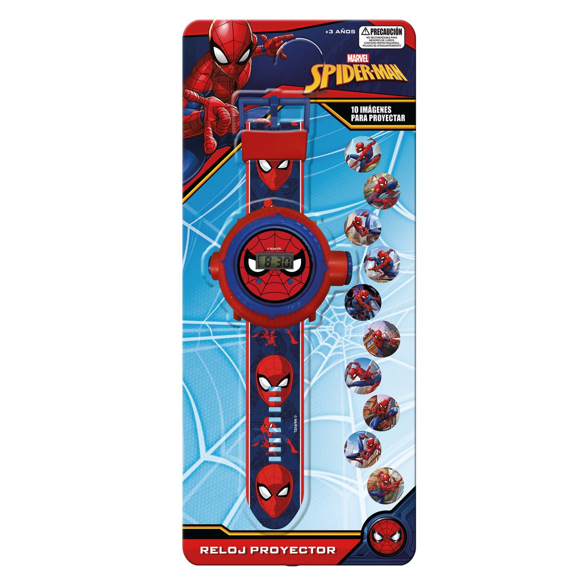 SPIDERMAN - RELOJ PROYECTOR SPIDERMAN MARVEL