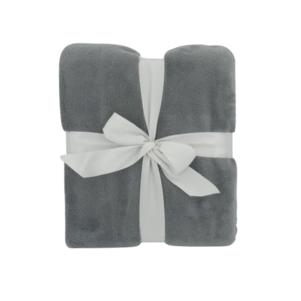 CASA JOVEN - Manta Solida Coral Charcoal 130X160 Cm