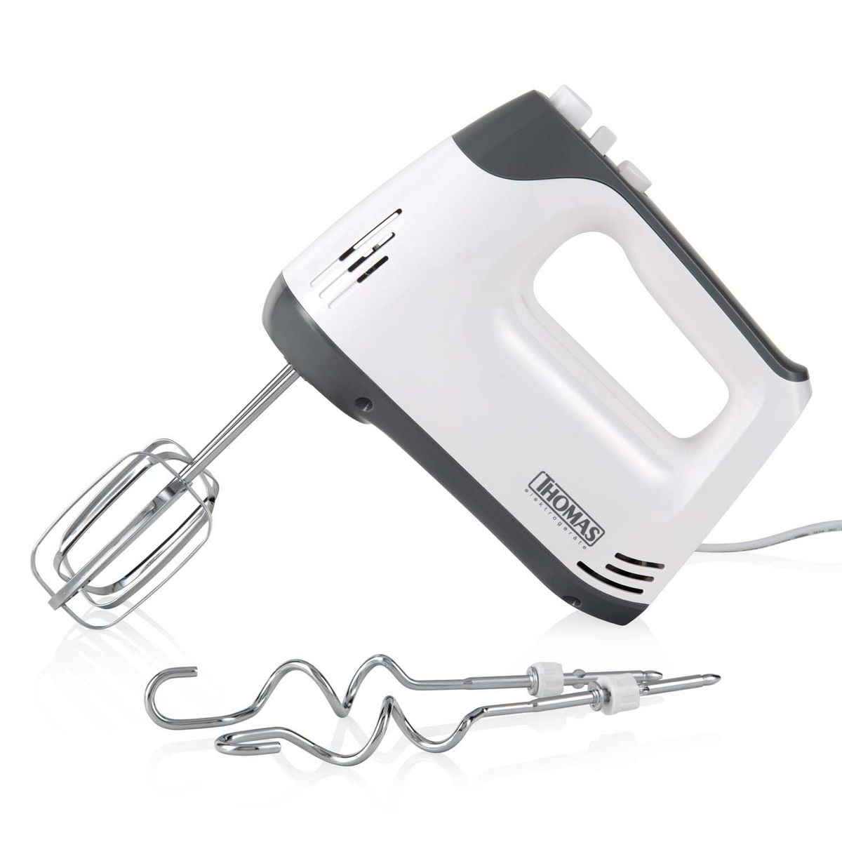THOMAS - Batidora Manual TH-8832M Blanco/Gris