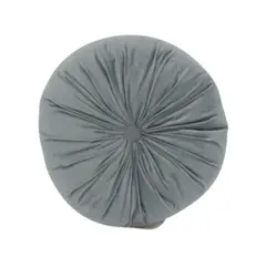 CASA JOVEN - Cojin Deco Velvet Redondo 40 Cm Plomo