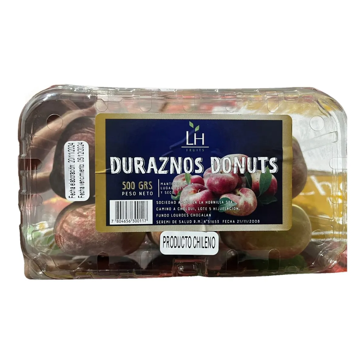 FRUTAS - Durazno Donut Pote 500 g