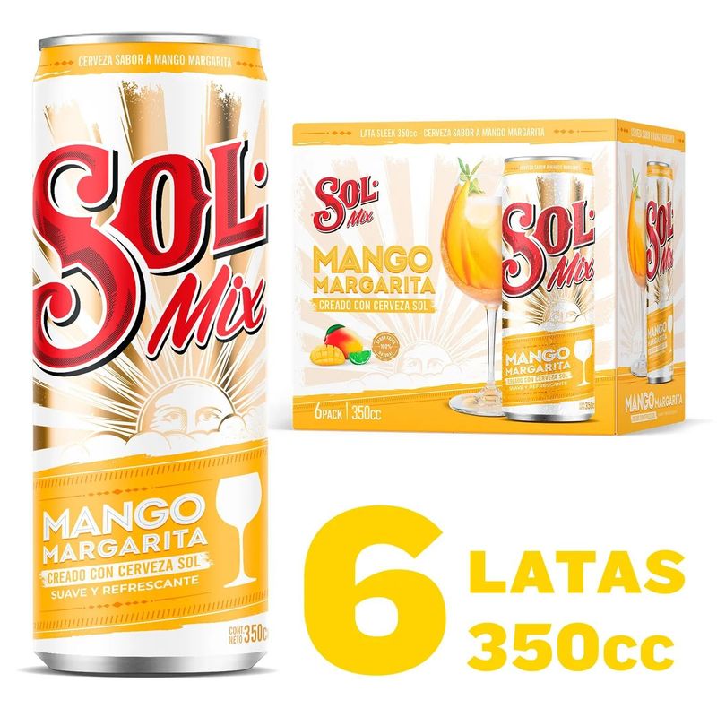 SOL - SOL MIX MANGO MARG 6PCX4 350CC SLEEK