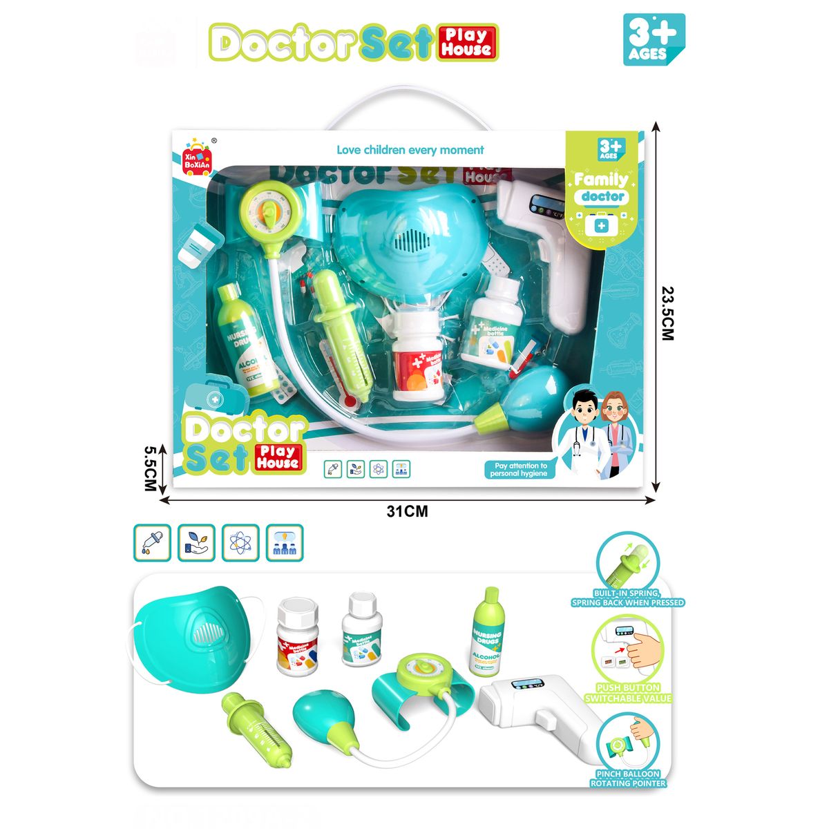 HUAYUAN - Set Maletín Doctor