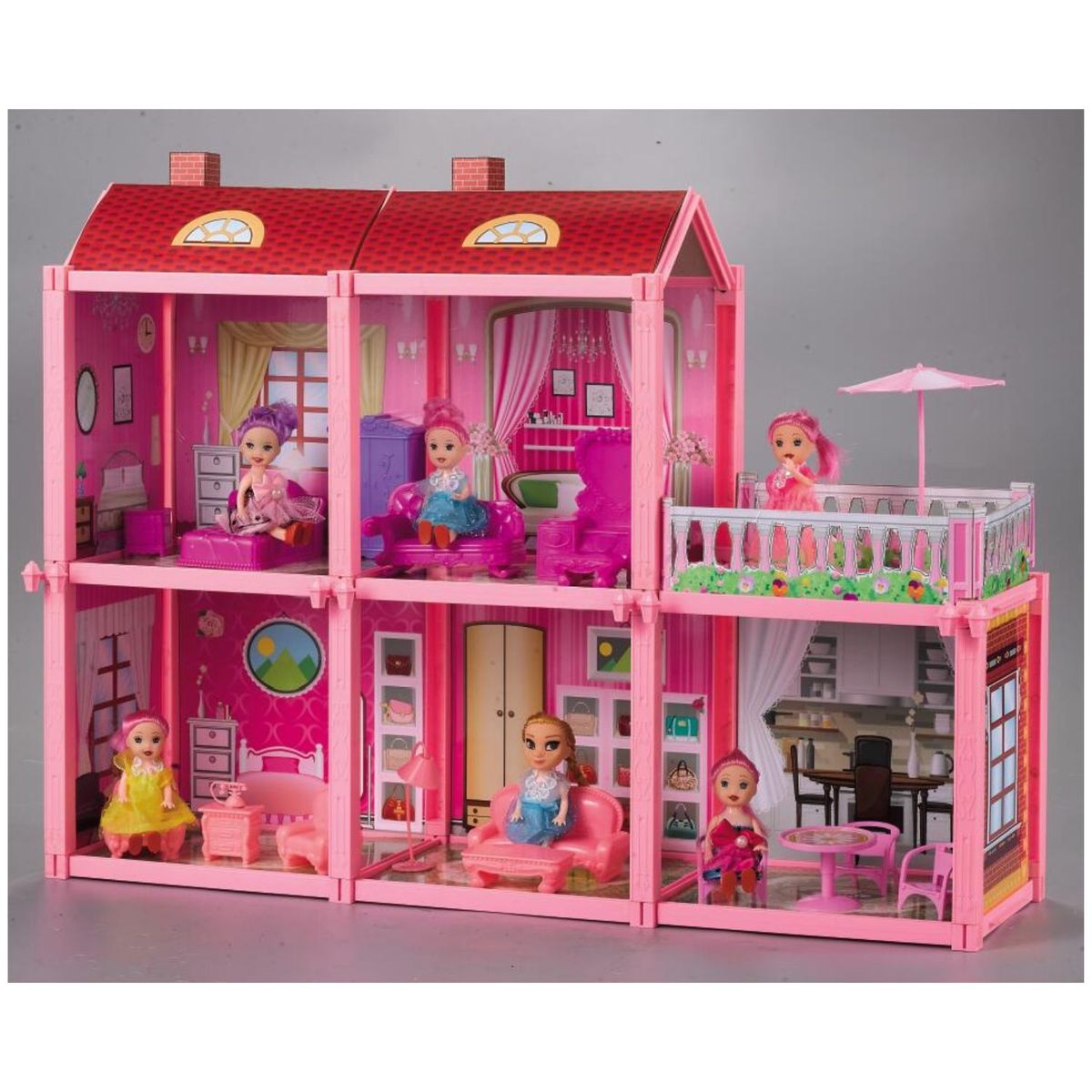 HUAYUAN - Casa De Muñecas Grande 61X16X45 CM