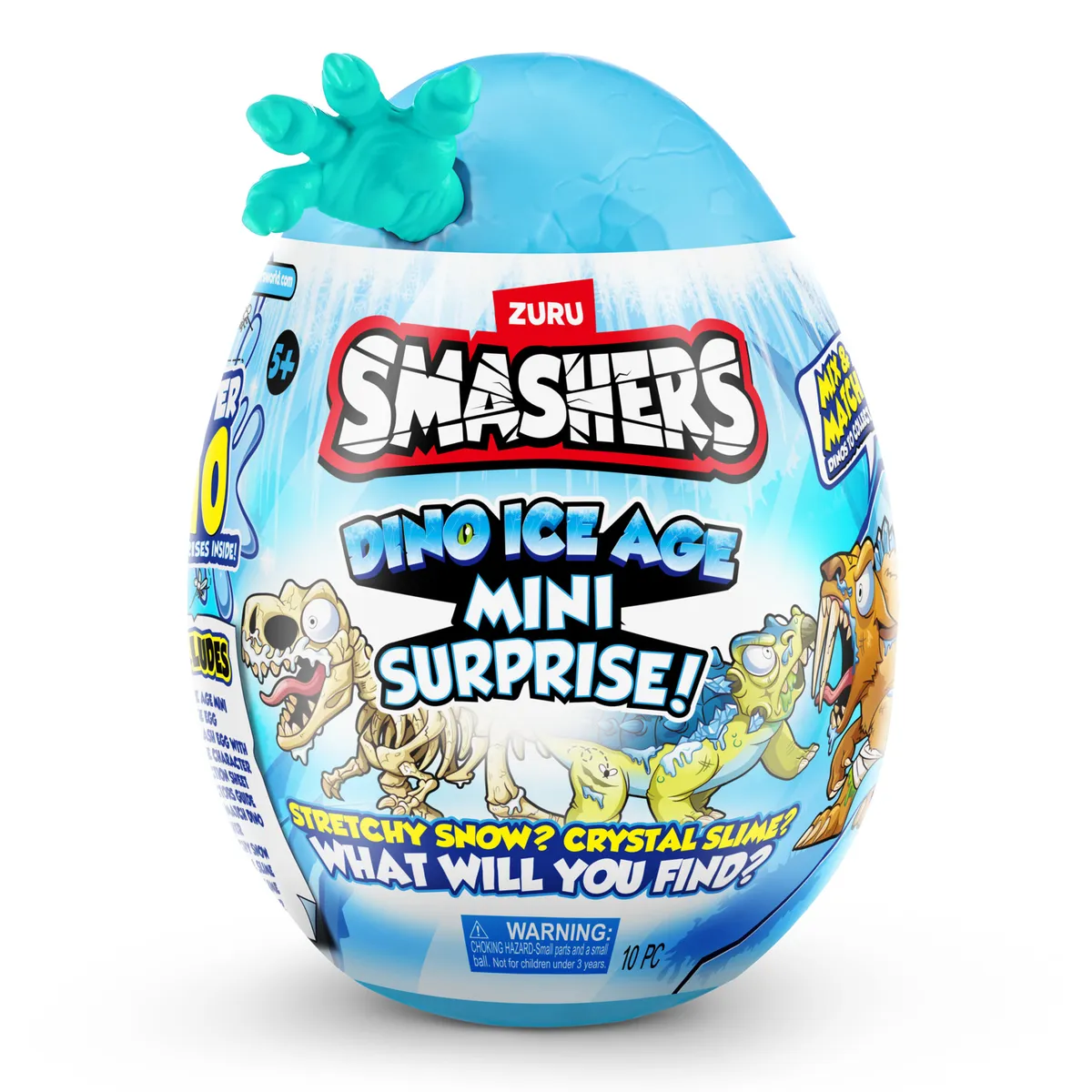SMASHERS - Huevo Sorpresa Smashers Dino Ice Age