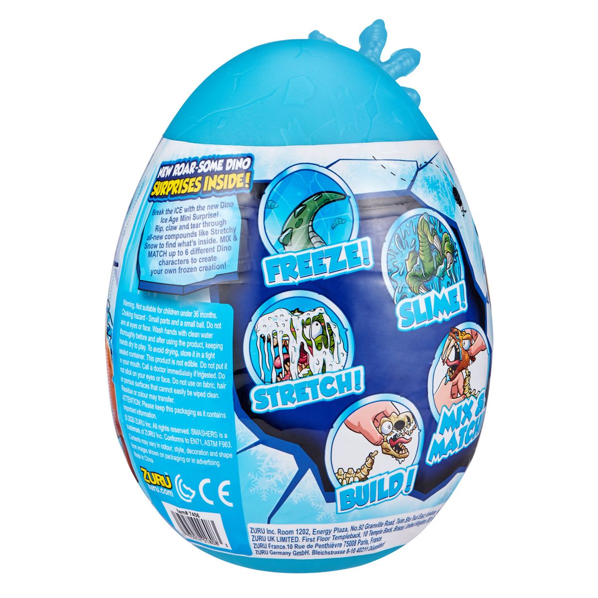 SMASHERS - Huevo Sorpresa Smashers Dino Ice Age