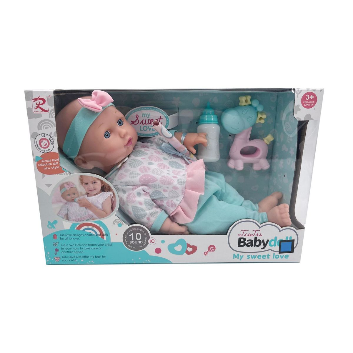 RONG LONG - Muñeca Bebé Hora De Dormir