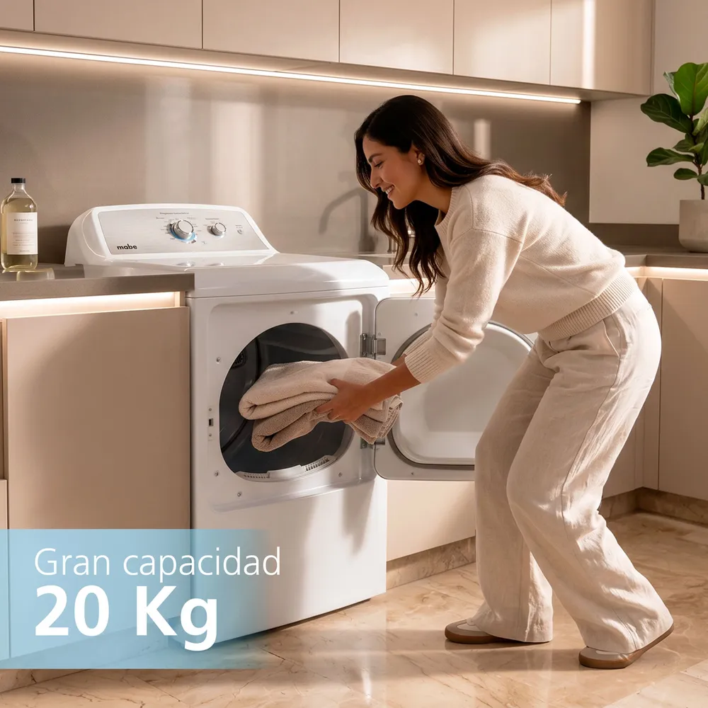 Mabe SME26N5MNBCL0 20 kg Blanco, foto 5