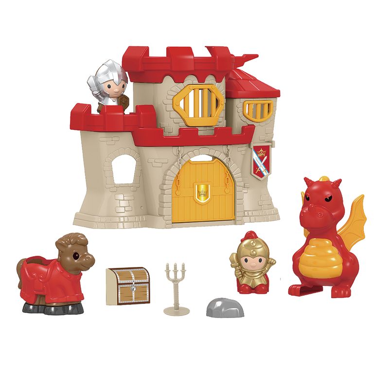  - Kingdom Castle Medieval Playset 8 Piezas