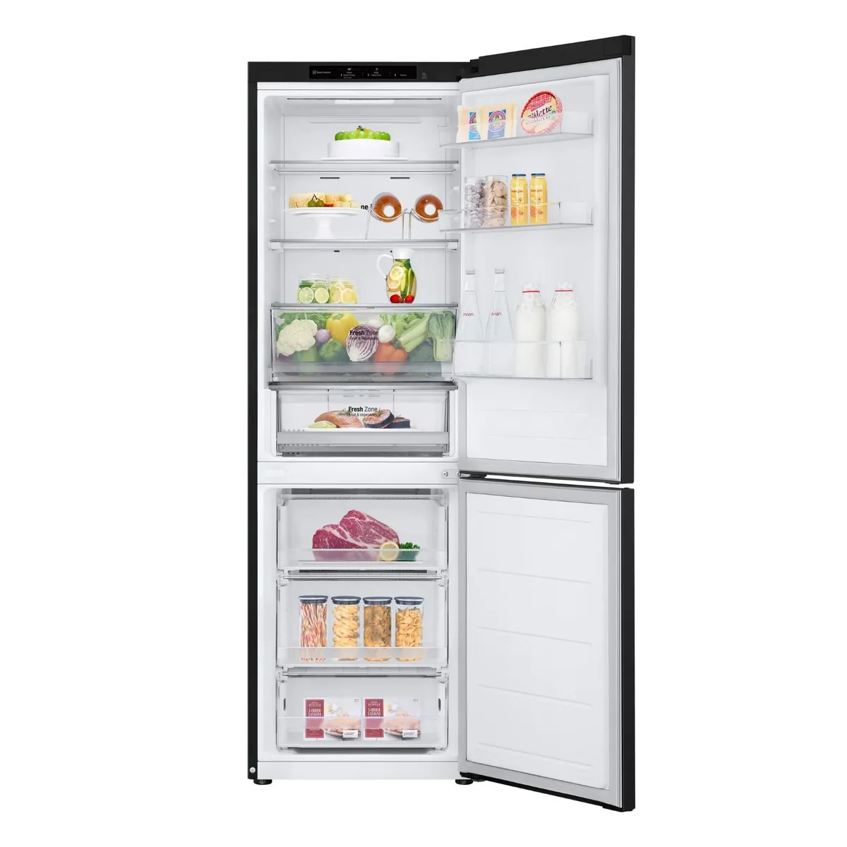 LG - REFRIGERADOR 344LT GB37BPT BOTTOM FREEZER NEG LG