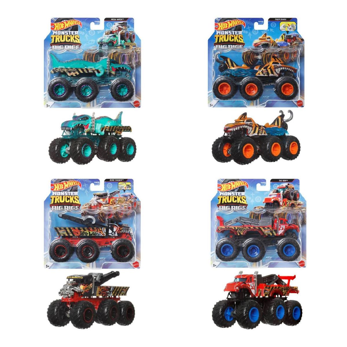  - Monster Trucks Vehículo de Juguete Camiones Remolque Sorpresa (Surtido)