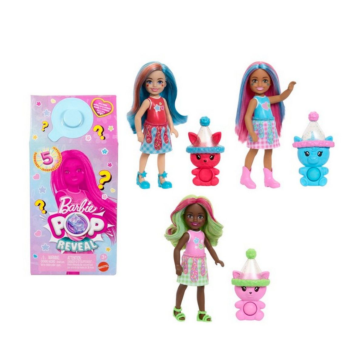 BARBIE - Pop Reveal Muñeca Batidos Chelsea Sorpresa (Surtido)