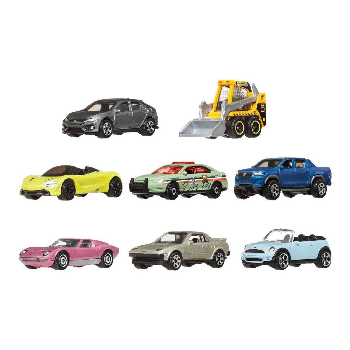 MATCHBOX - Diecast Vehículo de Juguete 8 Unidades Auto Básico (Surtido)