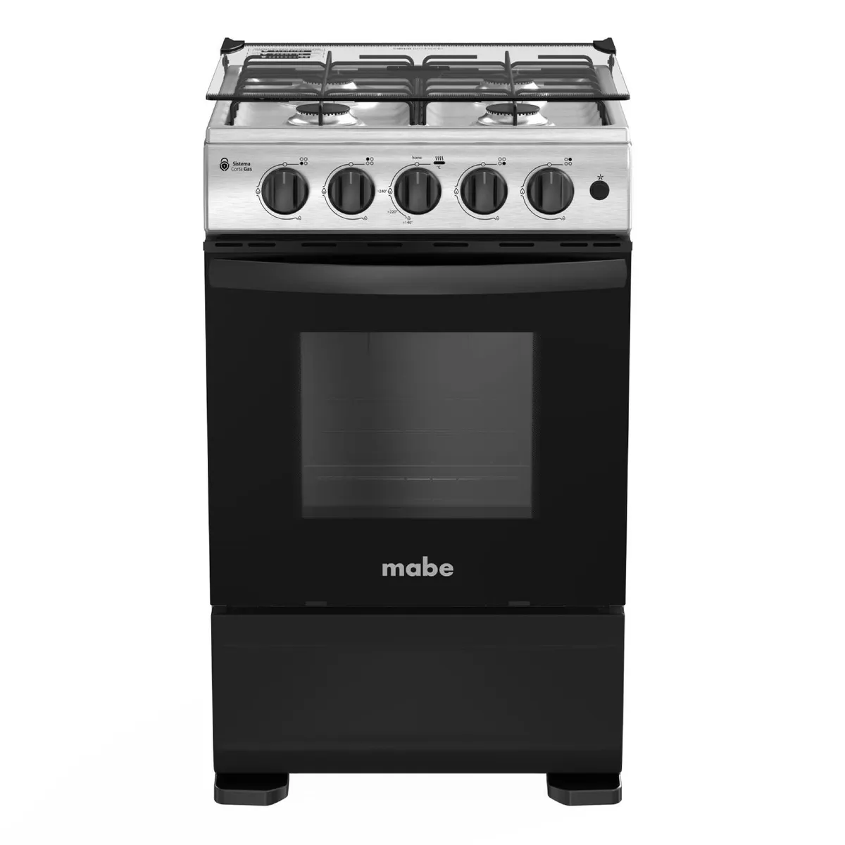 MABE - COCINA 4 QUEM HORNO 63LT CMC5115AX0 INOX MABE