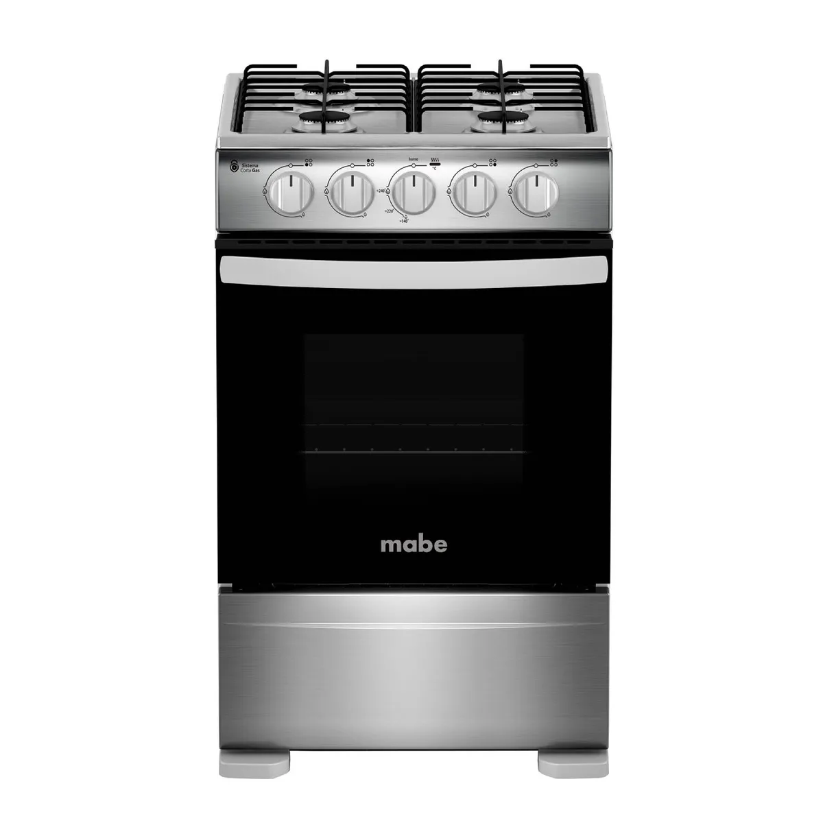 MABE - Cocina 4 Quem Horno 63Lt Cmc20Axx-2 Inox Mabe