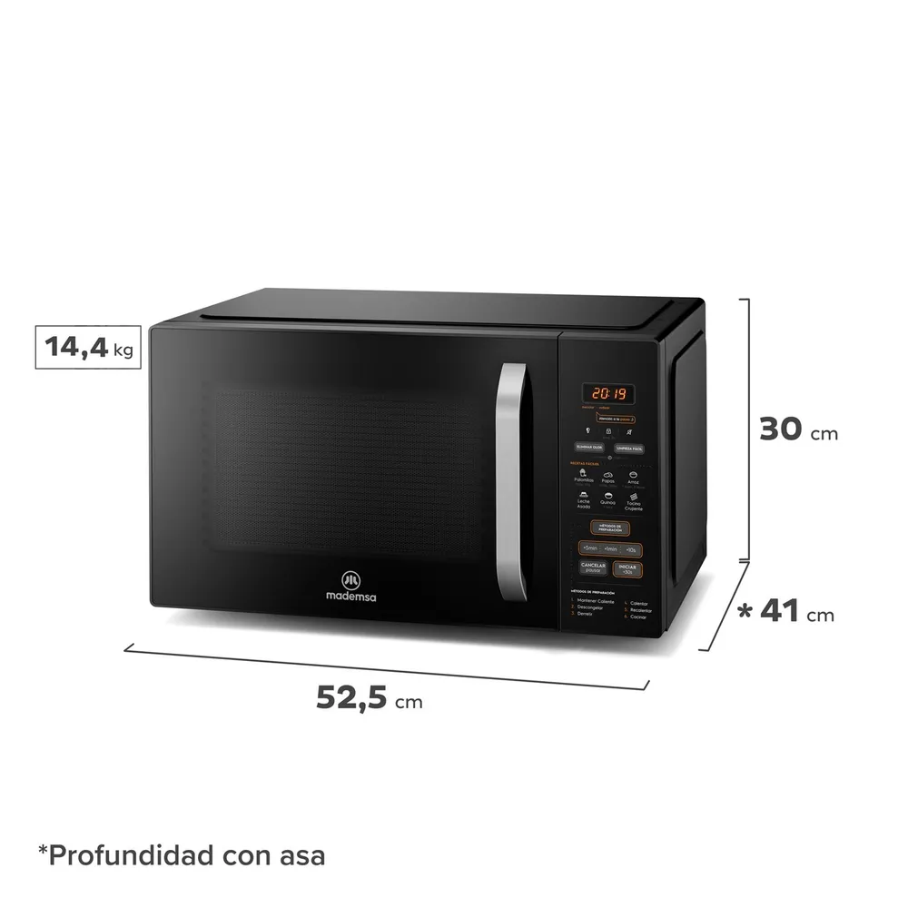 Mademsa MM31FB 27 L Negro, foto 2