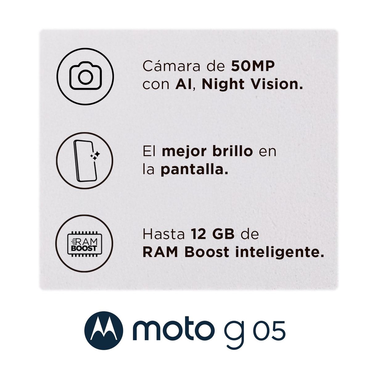 MOTOROLA - Smartphone Moto G05 4+64Gb Verde Motorola
