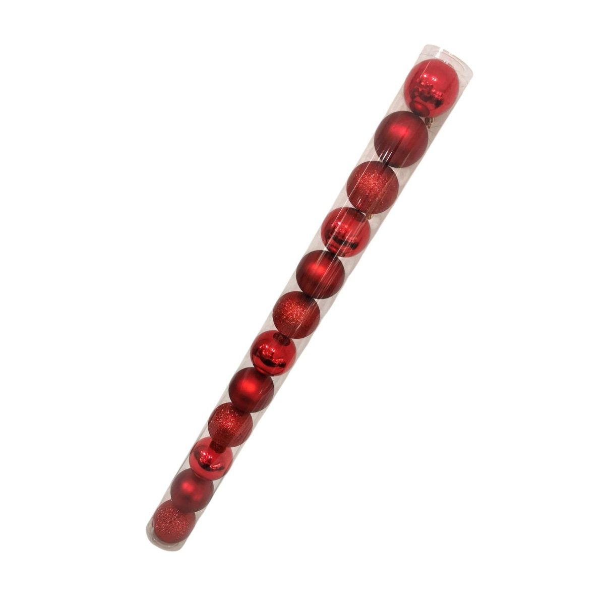 CASA JOVEN - SET 12 ESFERAS ROJAS 6 CM