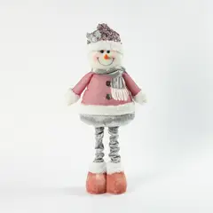 CASA JOVEN - Muñeco De Nieve Extensible Pastel 60 Cm