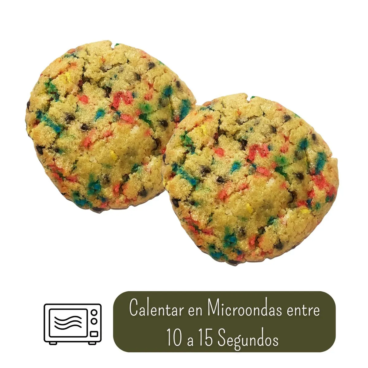 TOTTUS - Pack Galletas Crumble Sprinkles Manjar 2 x 100 GR