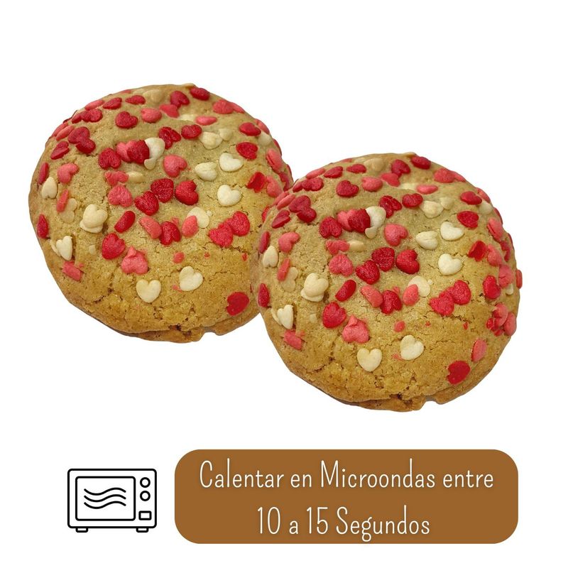 TOTTUS - Pack Galletas Crumble Corazón Frambuesa 2 x 100 GR