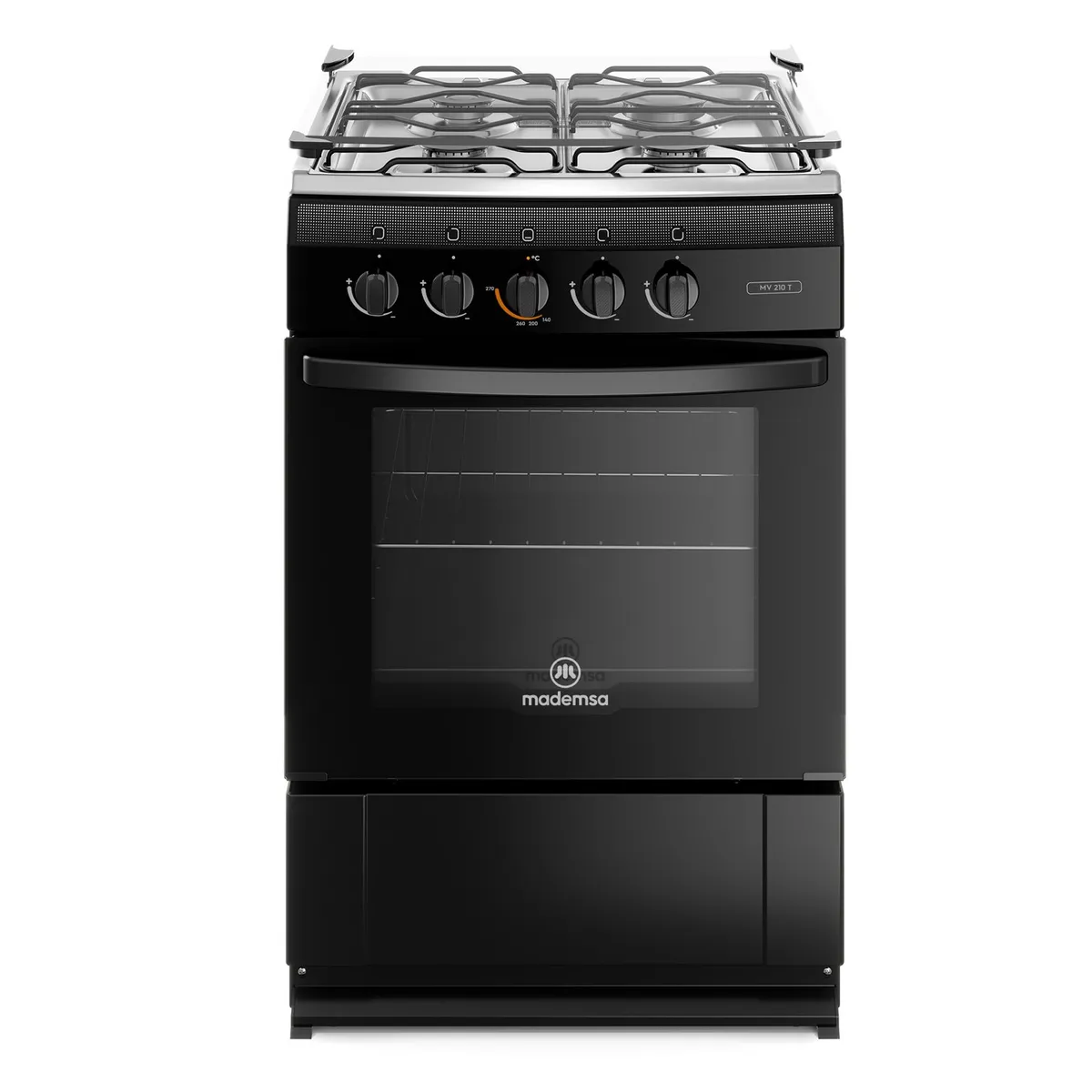 MADEMSA - Cocina 4 Quemadores Horno 65L Mv 210 T