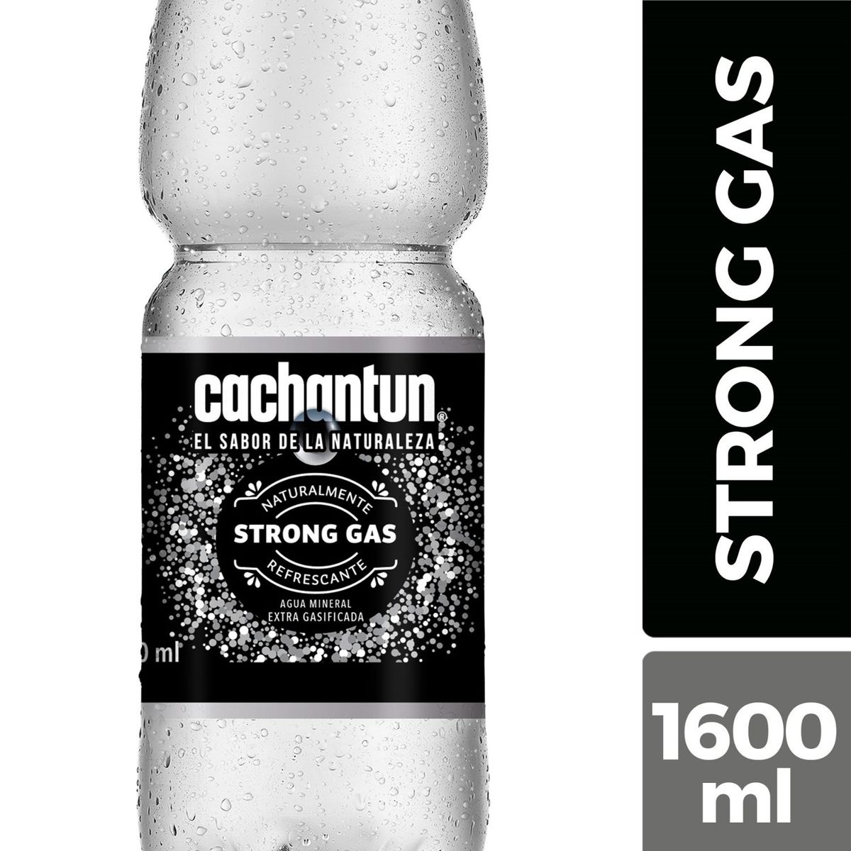 CACHANTUN - Agua Mineral con Gas Strong Cachantun 1.6 L