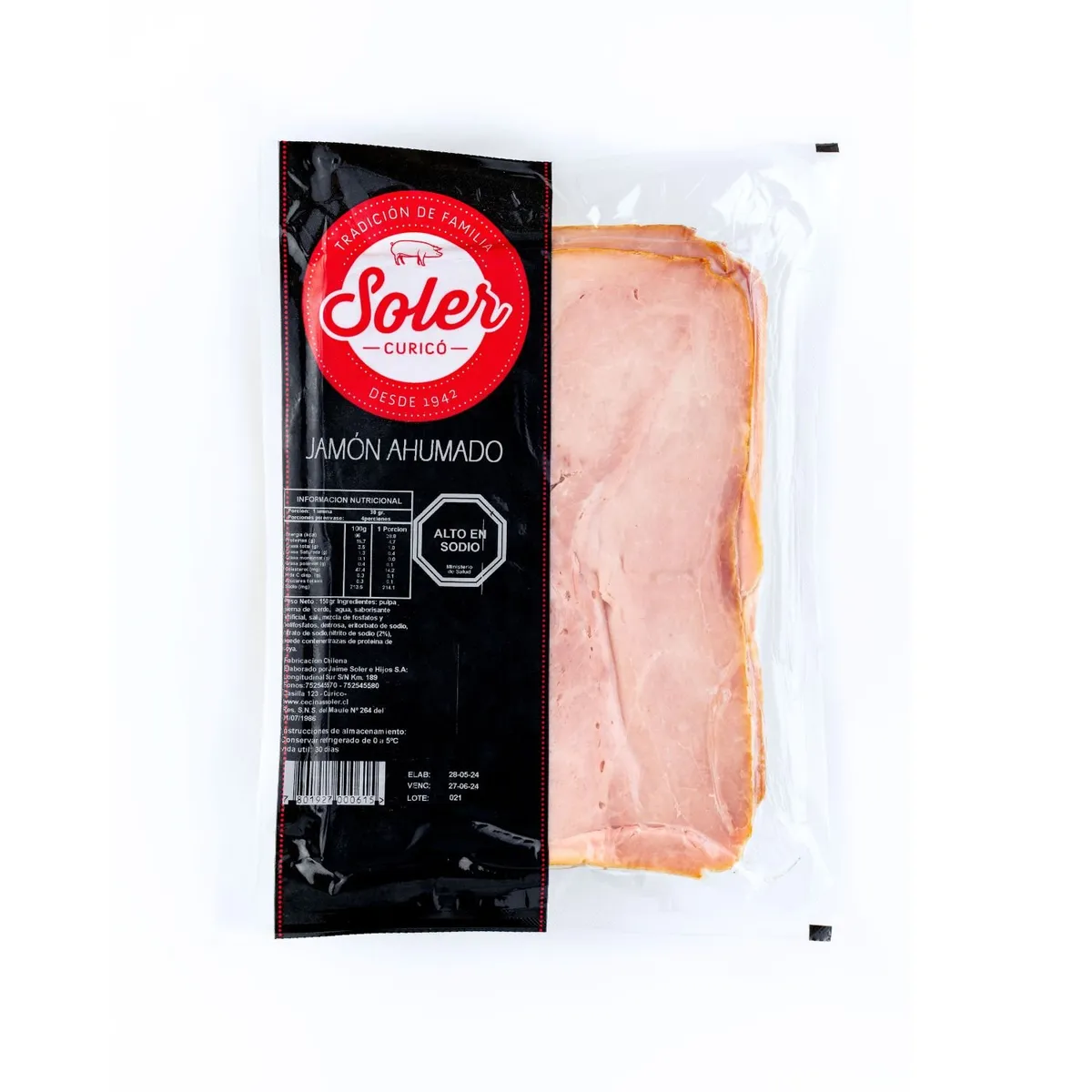 SOLER - Jamón Ahumado Tradicional Soler 150 g