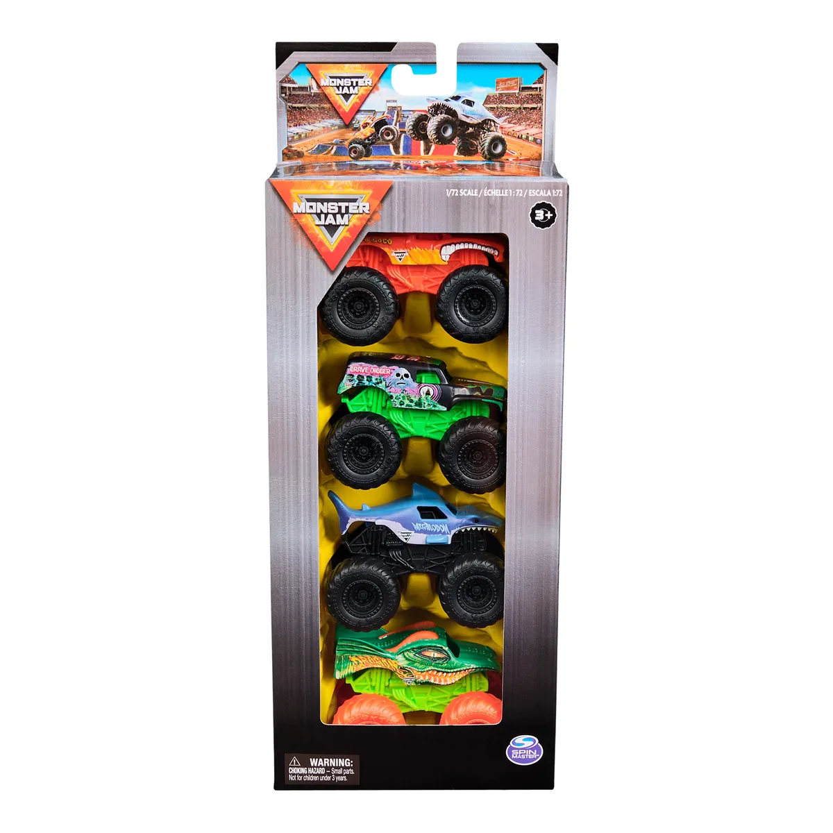MONSTER JAM - Monster Jam Set Vehiculos 1:72 (Surtido)