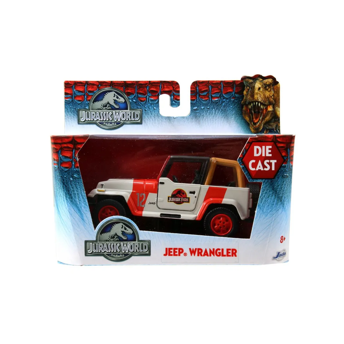JADA - Vehiculo 1992 Jeep Wrangler 18 Jurassic Park 1:32