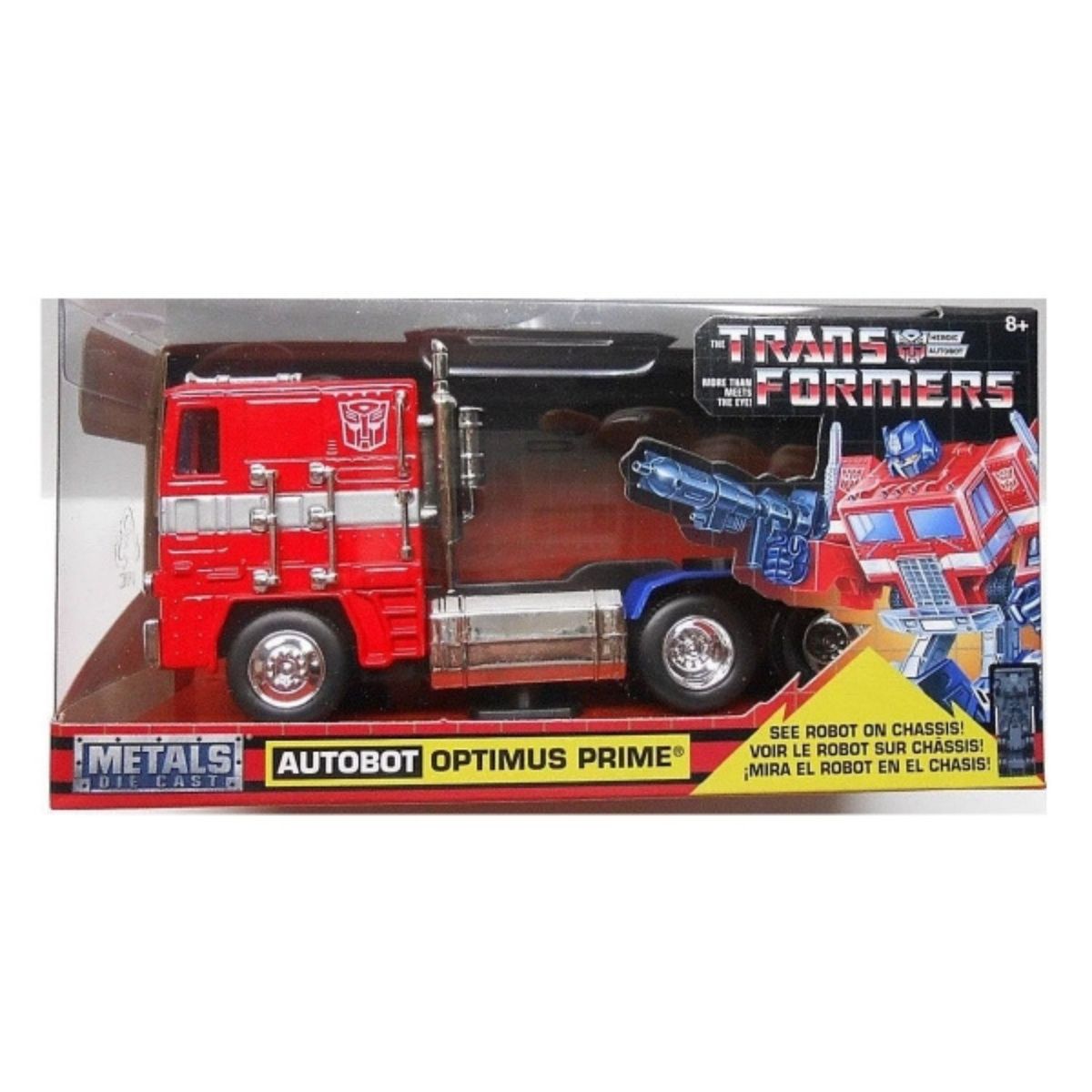 JADA - Vehiculo G1 Optimus Prime-Ruedas Libres 1:32