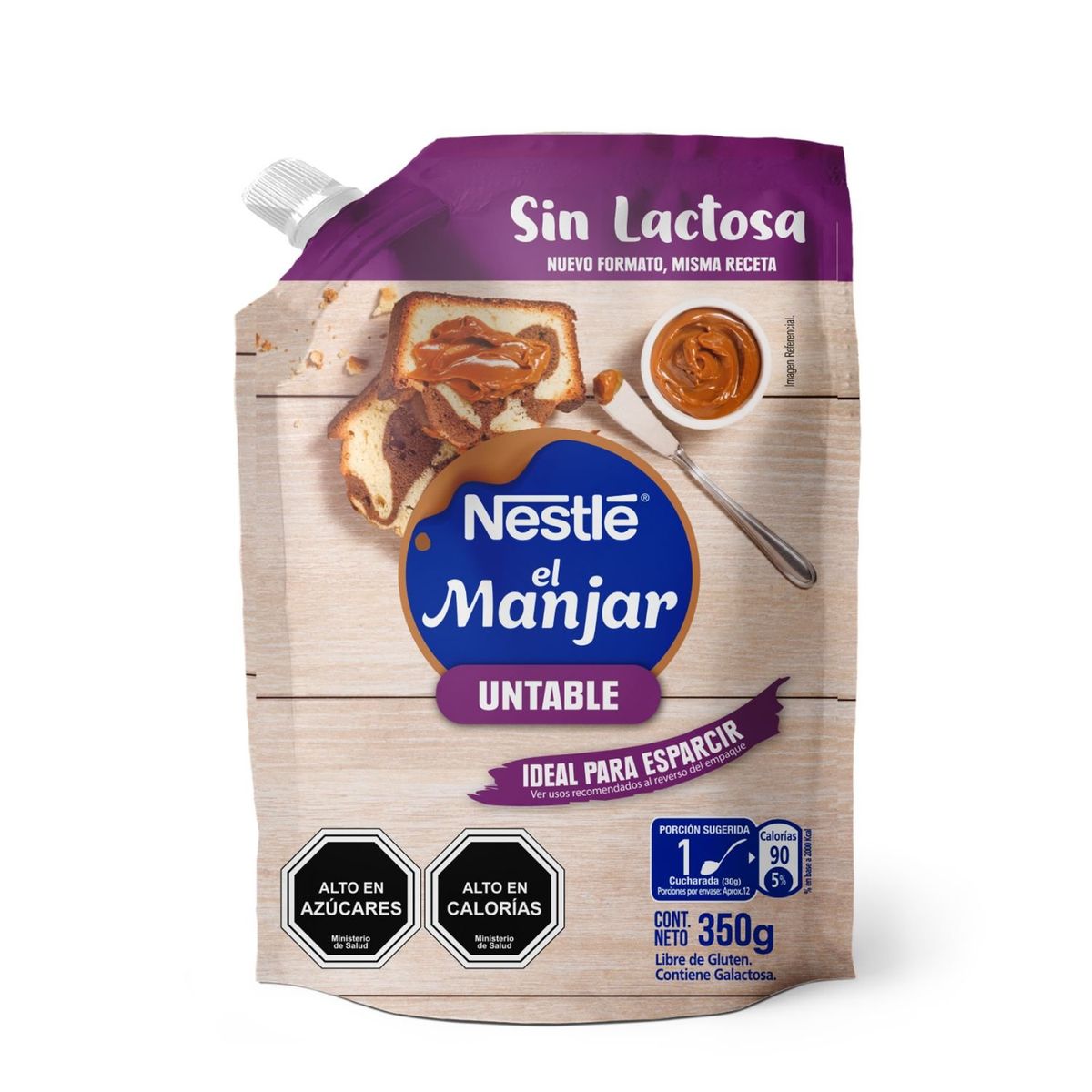 NESTLE - Manjar sin Lactosa Doypack Nestle 350 g