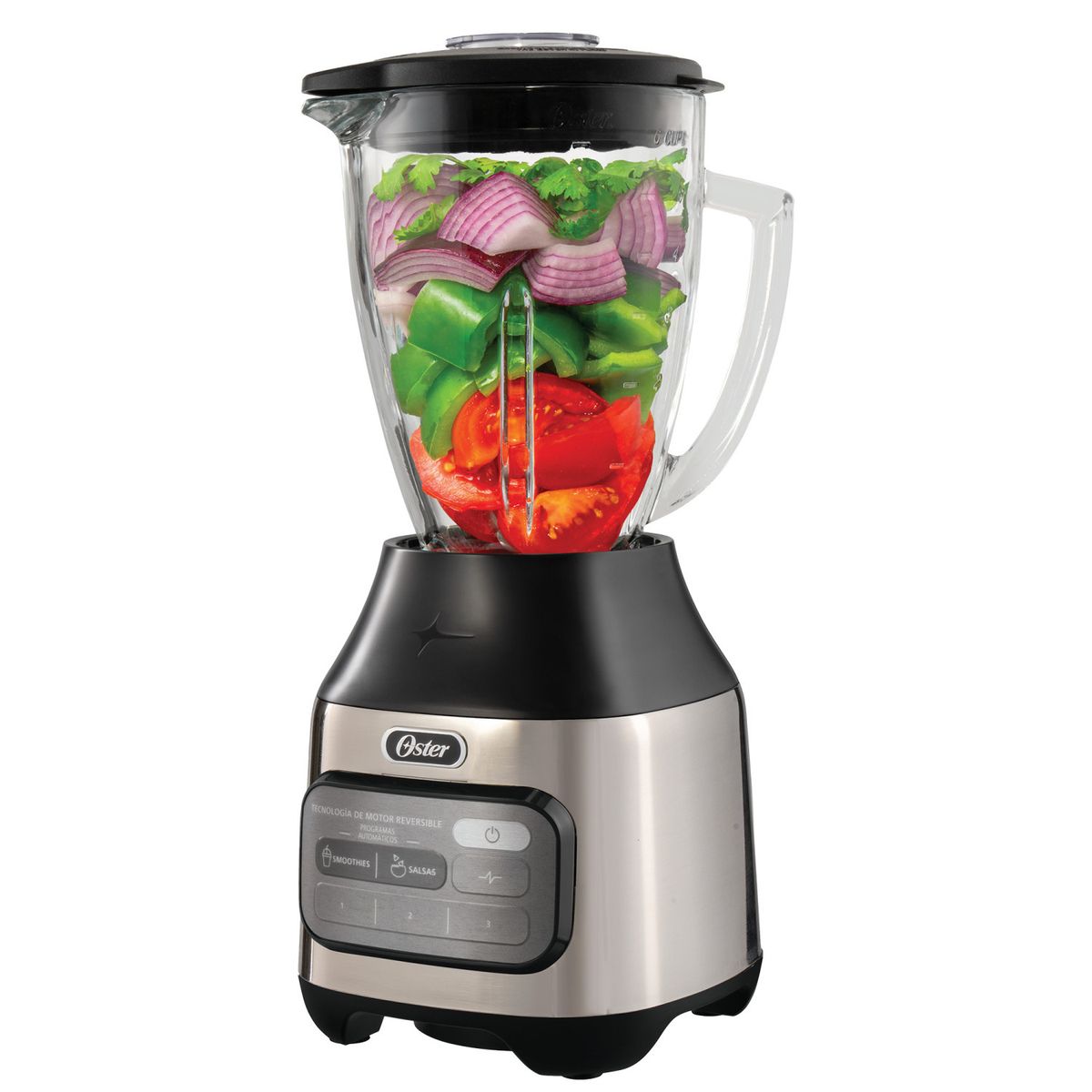 OSTER - Licuadora 1,5Lts Reversible Cromada NRT