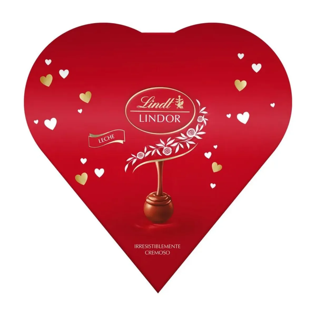 LINDT - Bombones de Chocolate con Leche Estuche Corazón Lindt 87.5 g