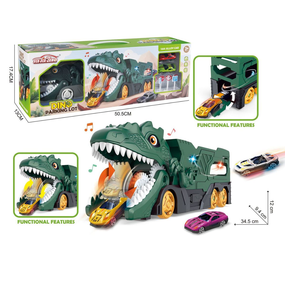 HUAYUAN - Camión Dino Garage