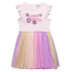 REDWOOD - Vestido Tul Brillos Niña