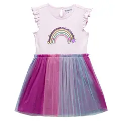 REDWOOD - Vestido Tul Brillos Niña