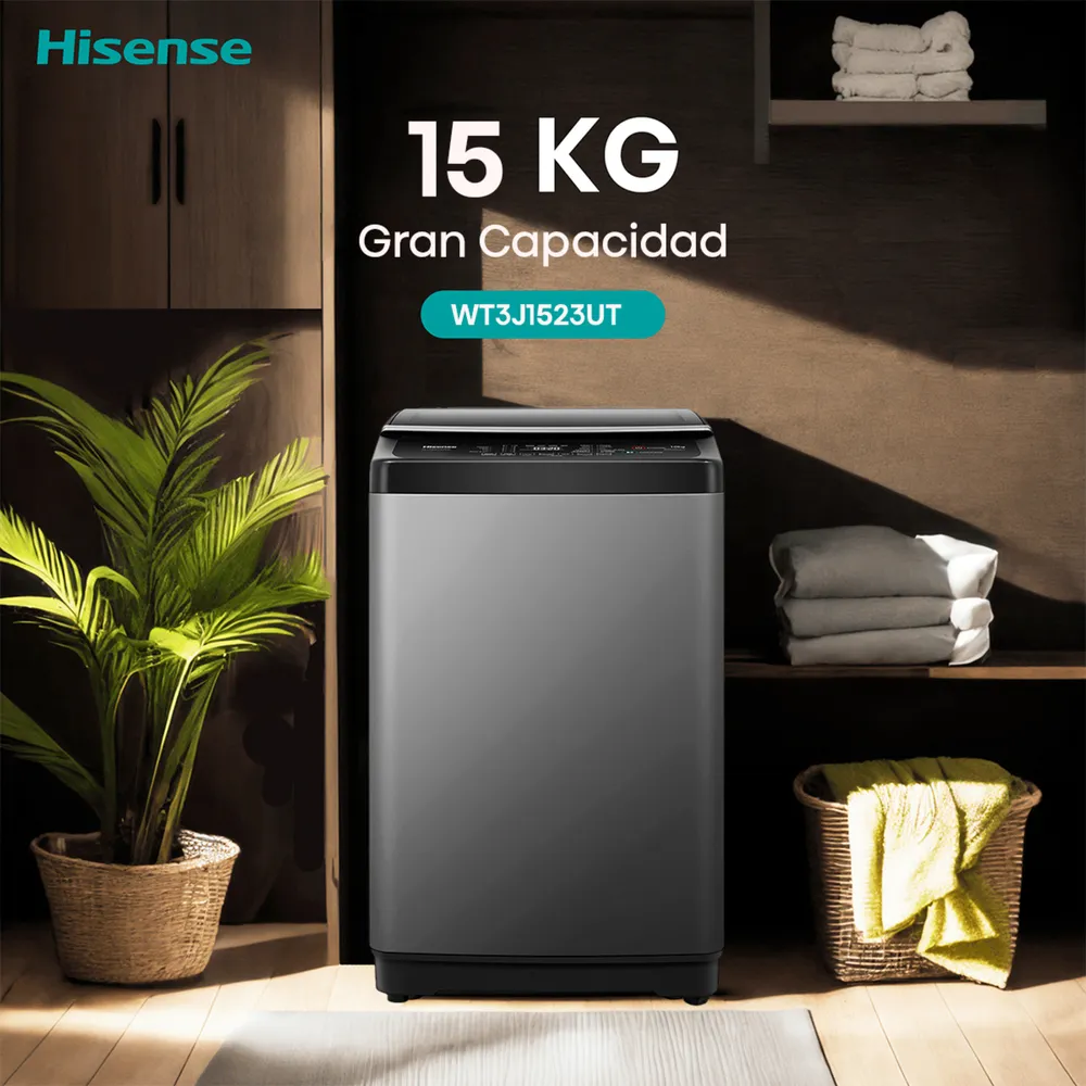 Hisense WT3J1523UT 15 kg Titanium Grey, foto 4