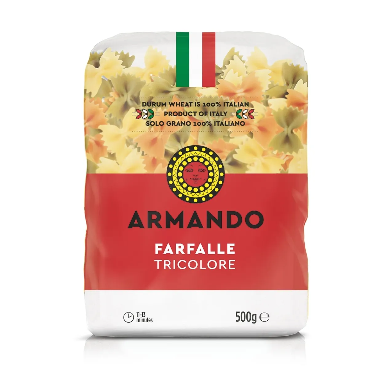 ARMANDO - Pasta Farfalle Tricolor Armando 500 g