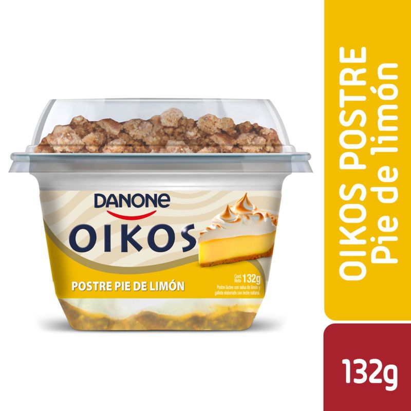 OIKOS - Postre Pie de Limón Oikos 132 g