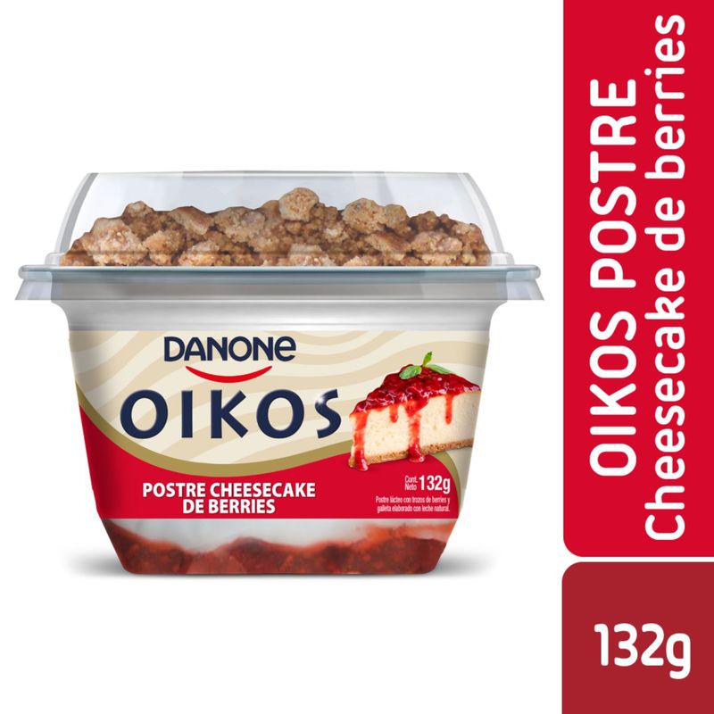OIKOS - Postre Cheesecake Berries Oikos 132 g