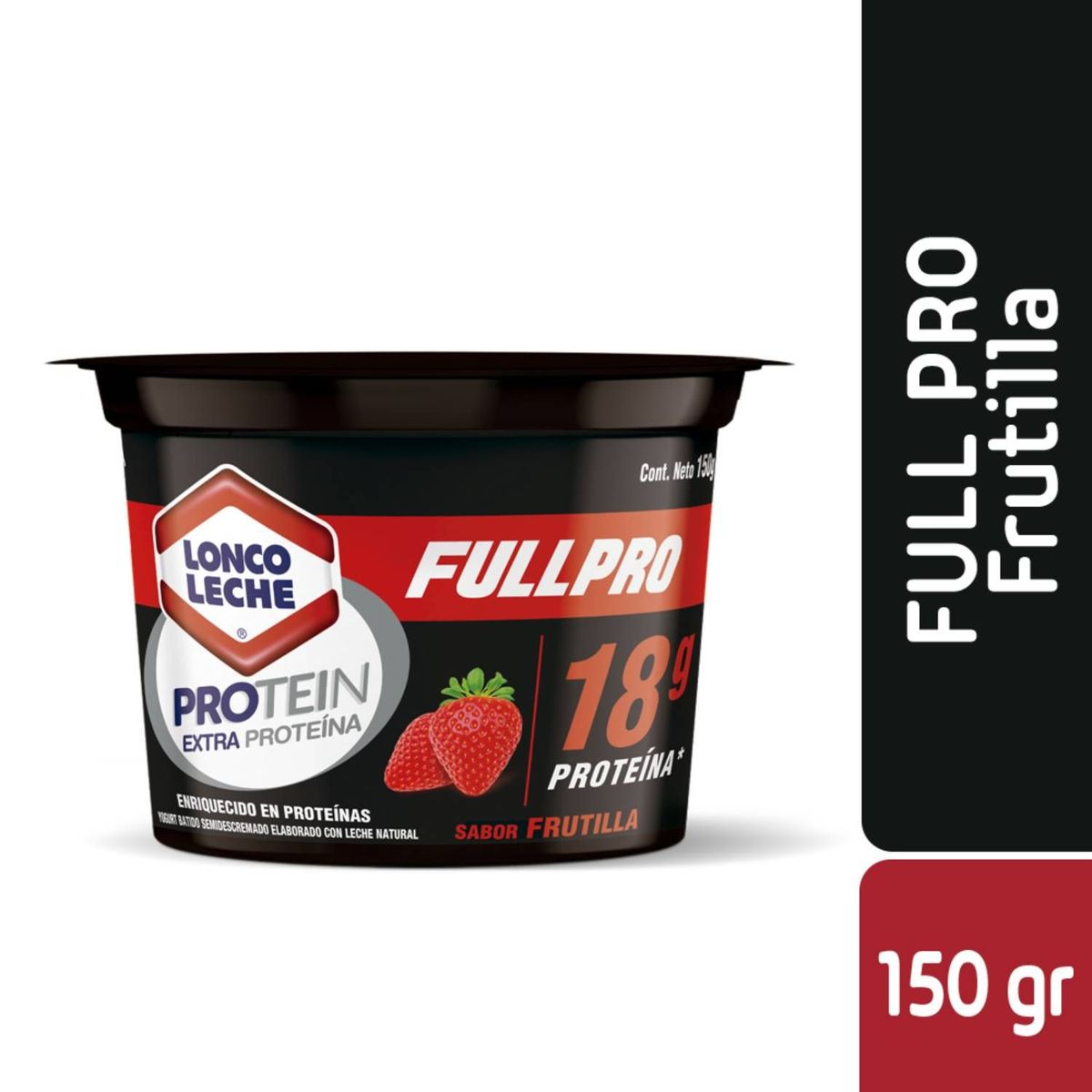 LONCOLECHE - Yoghurt Full Pro Protein Sabor Frutilla Loncoleche 150 g