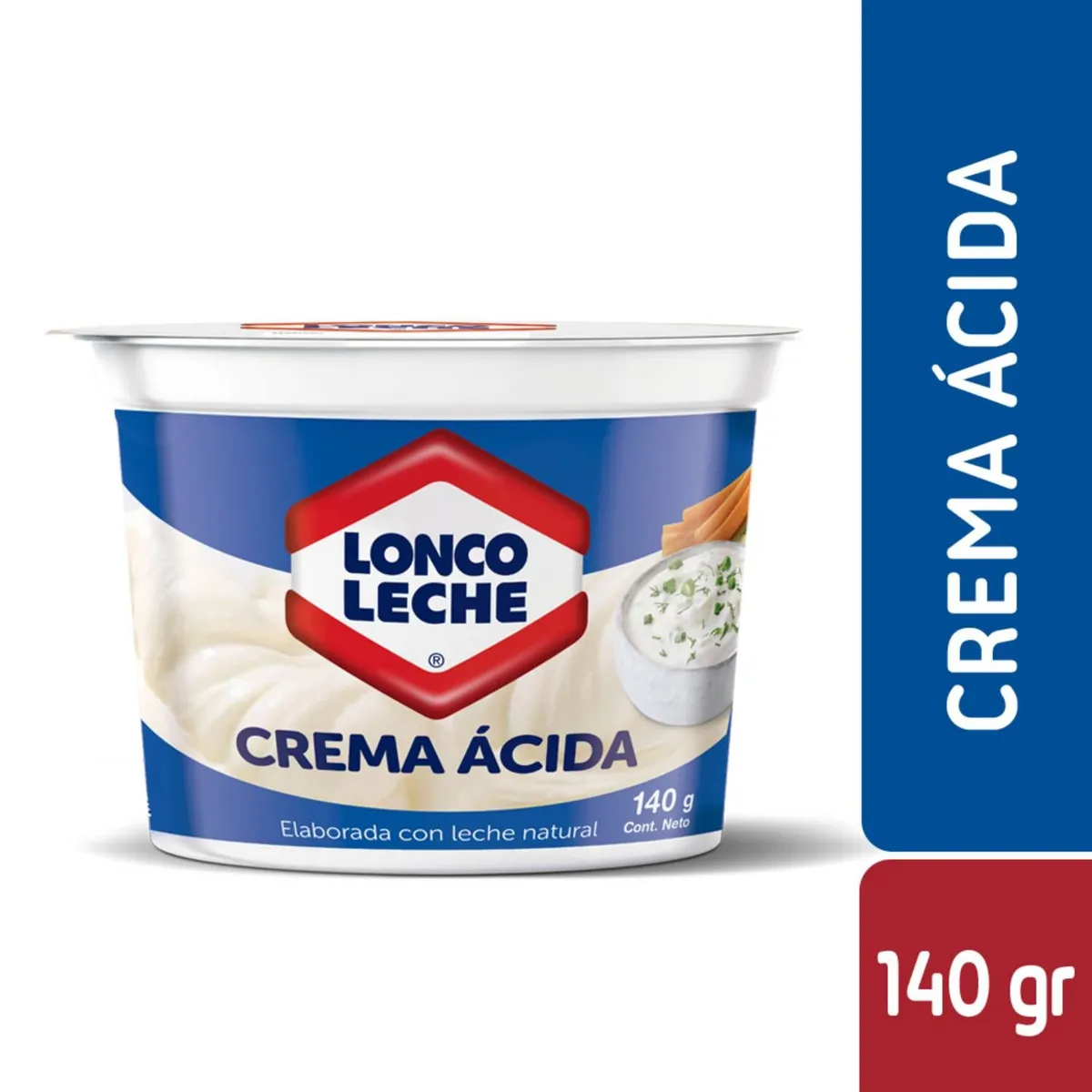 LONCOLECHE - Crema Ácida Pote Loncoleche 140 g