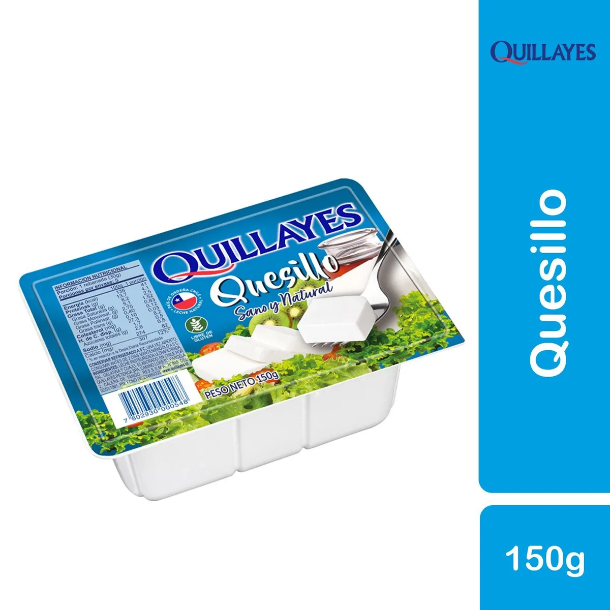 QUILLAYES - Quesillo Fresco Natural Quillayes 150 g