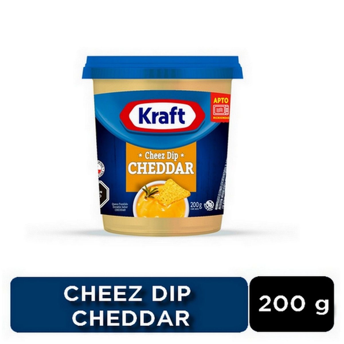 KRAFT - Queso Cheddar Untable Pote Kraft 200 g