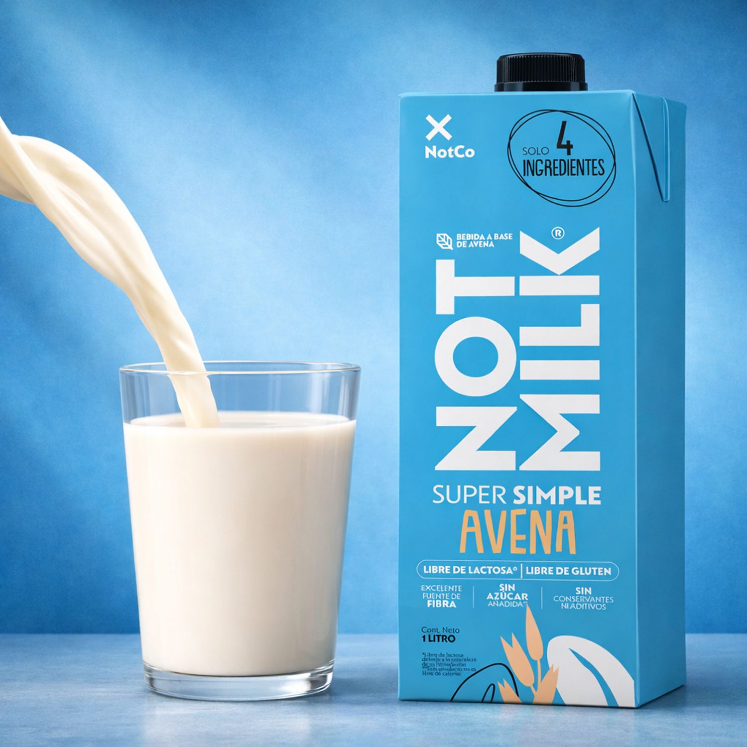 Bebida Vegetal NotMilk Simple Avena 1 L | Tottus Chile