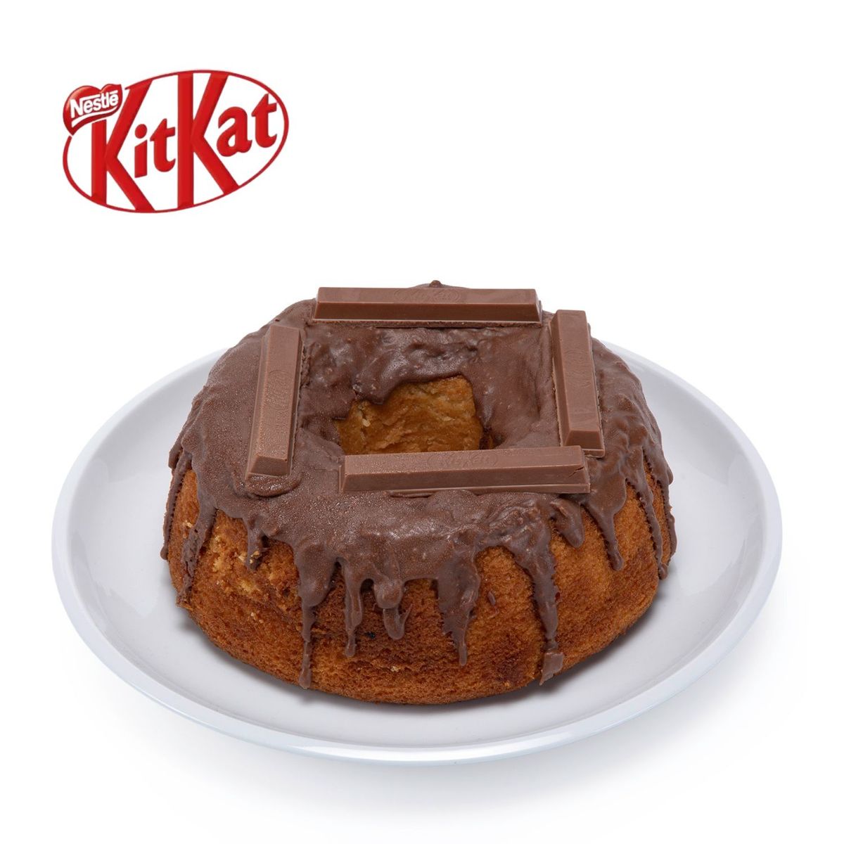 TOTTUS - Queque Vainilla con Cubierta de Chocolate Kit Kat 750 g