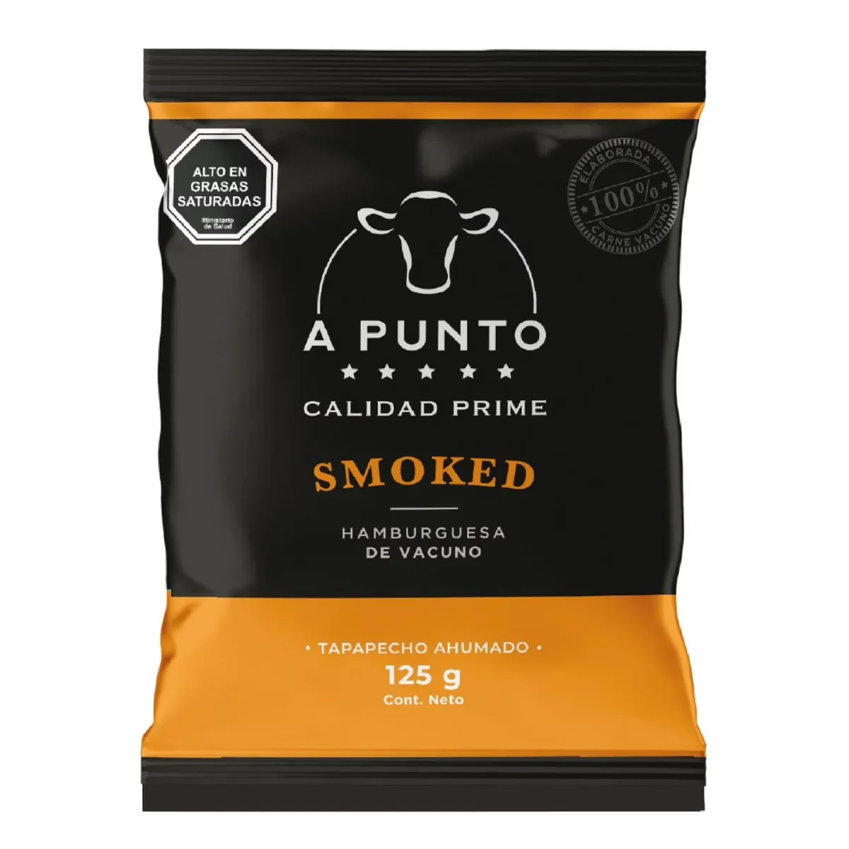 A PUNTO - Hamburguesa de Vacuno Smoked A Punto 125 g