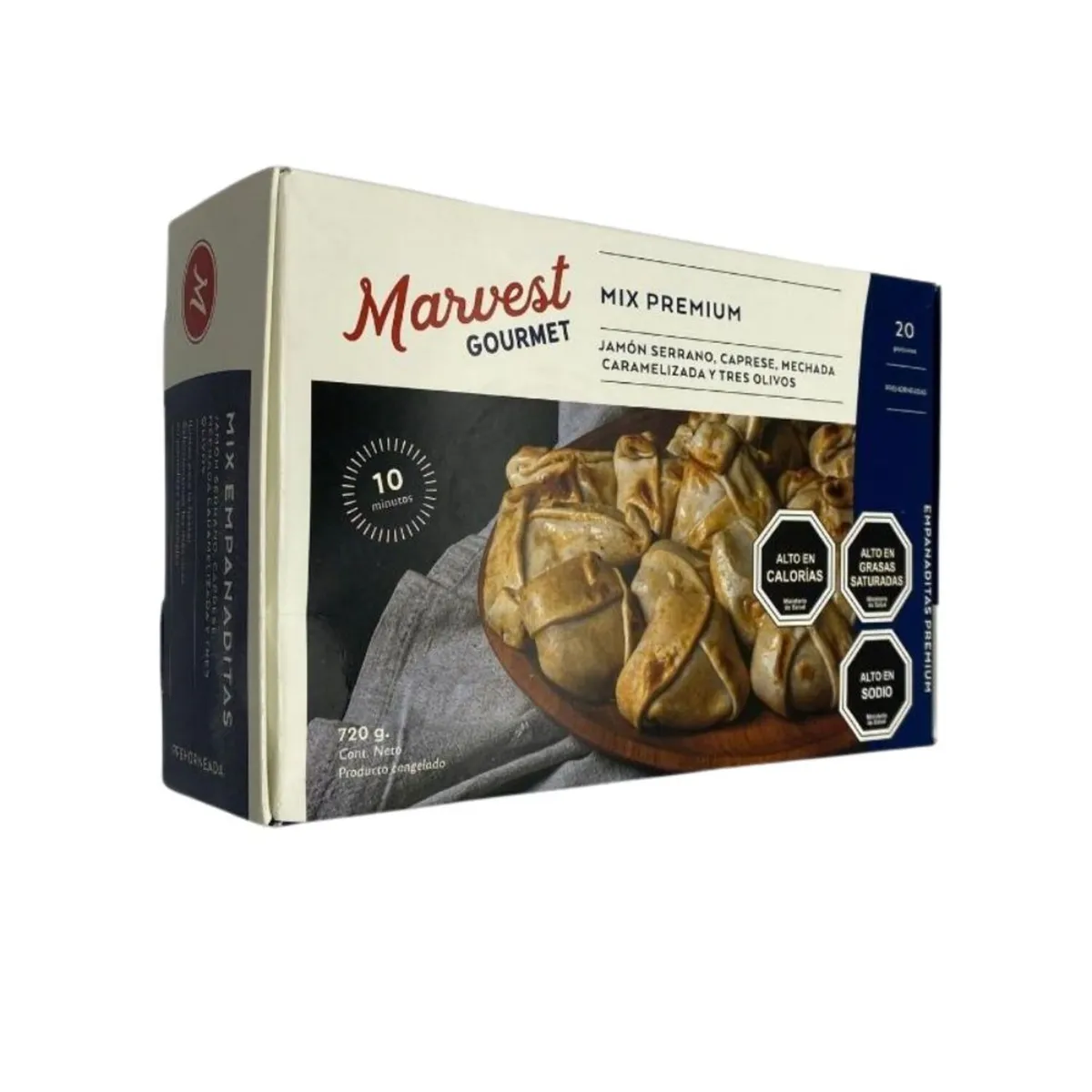 MARVEST - Empanadas de Cocktail Mix Surtido Premium Congeladas Marvest 20 Un 720 g