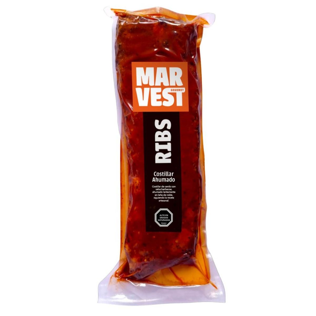 MARVEST - Costillas de Cerdo Baby Ribs Barbecue Congeladas Marvest 500 g